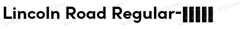 Lincoln Road Regular字体转换